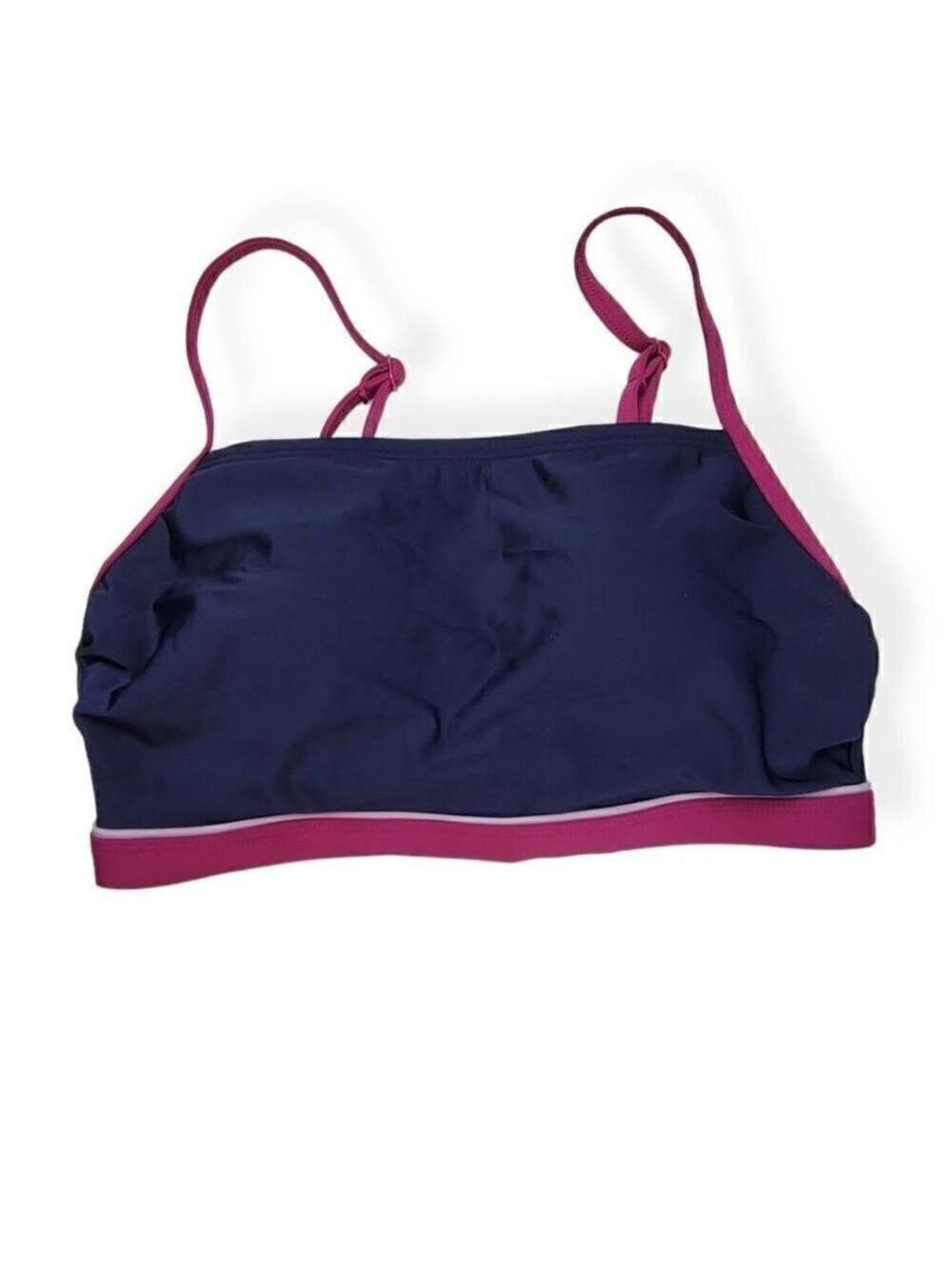 All In Motion Color Block Bandeau Bikini Top Medium 8-10